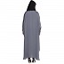 Front open style Kaftan abaya- grey